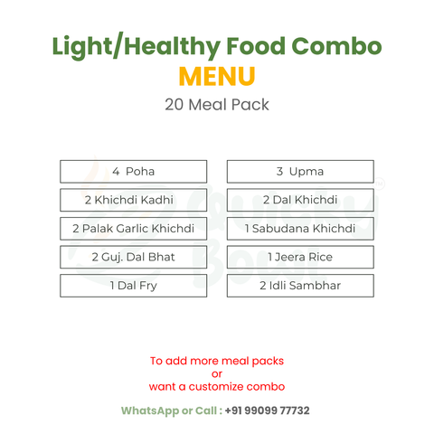 Healthy / Light Food Combo Healthy / Light Food Combo