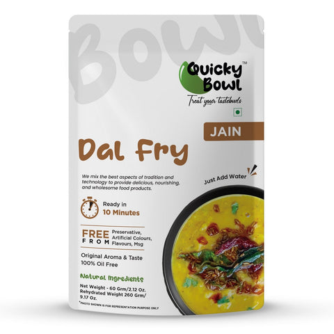 Ready to eat jain - dal fry front side Ready to eat jain - dal fry front side