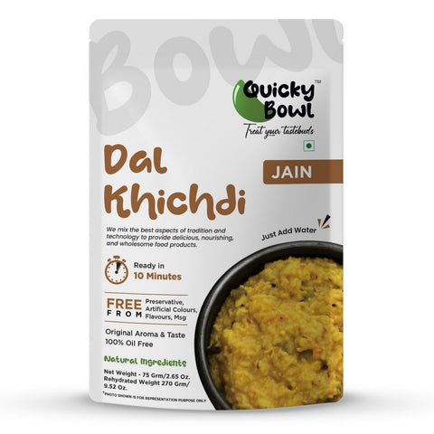 Jain dal khichdi - Ready to eat front side Jain dal khichdi - Ready to eat front side