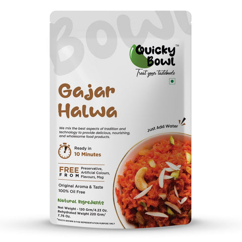 Gajar halwa ready to eat front side Gajar halwa ready to eat front side