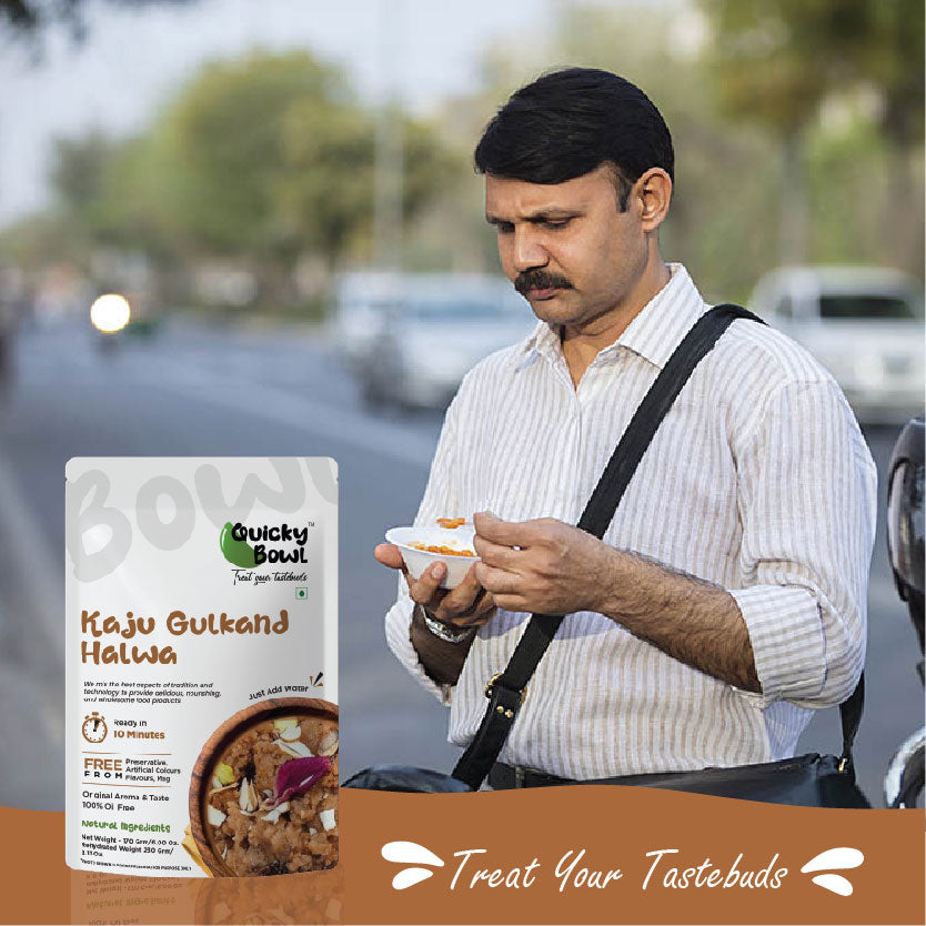 Instant Kaju Gulkand Halwa Instant Kaju Gulkand Halwa