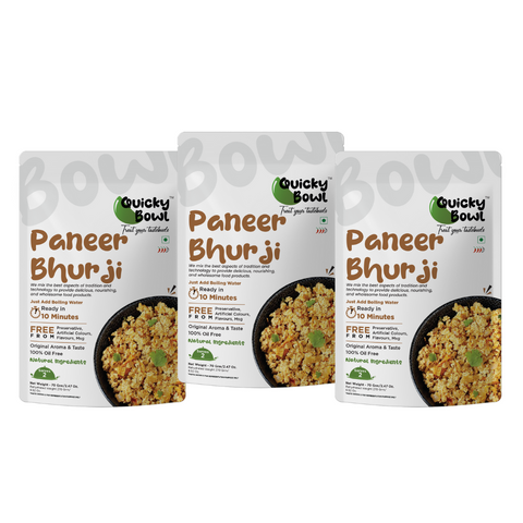 Quicky Bowl Ready to Eat Panner Bhurji Curry Quicky Bowl Ready to Eat Panner Bhurji Curry
