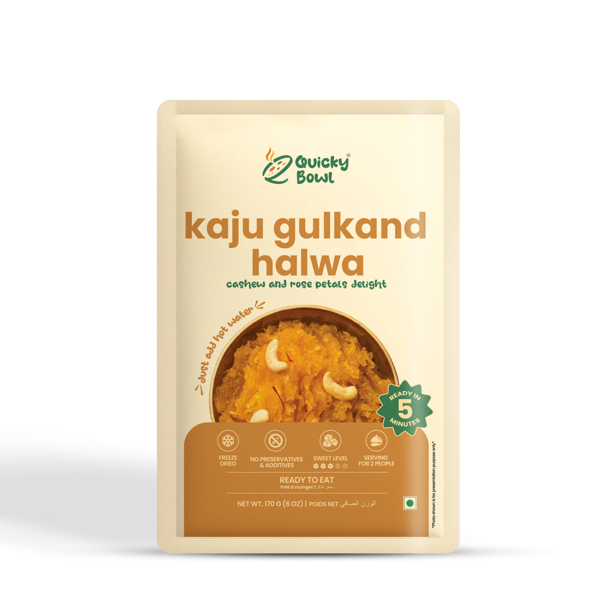 Kaju Gulkand Halwa