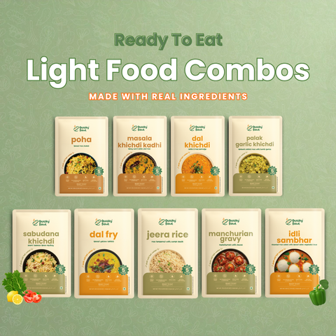 Healthy & Light Ready to Eat Food Combo | Best Travel Meals India
