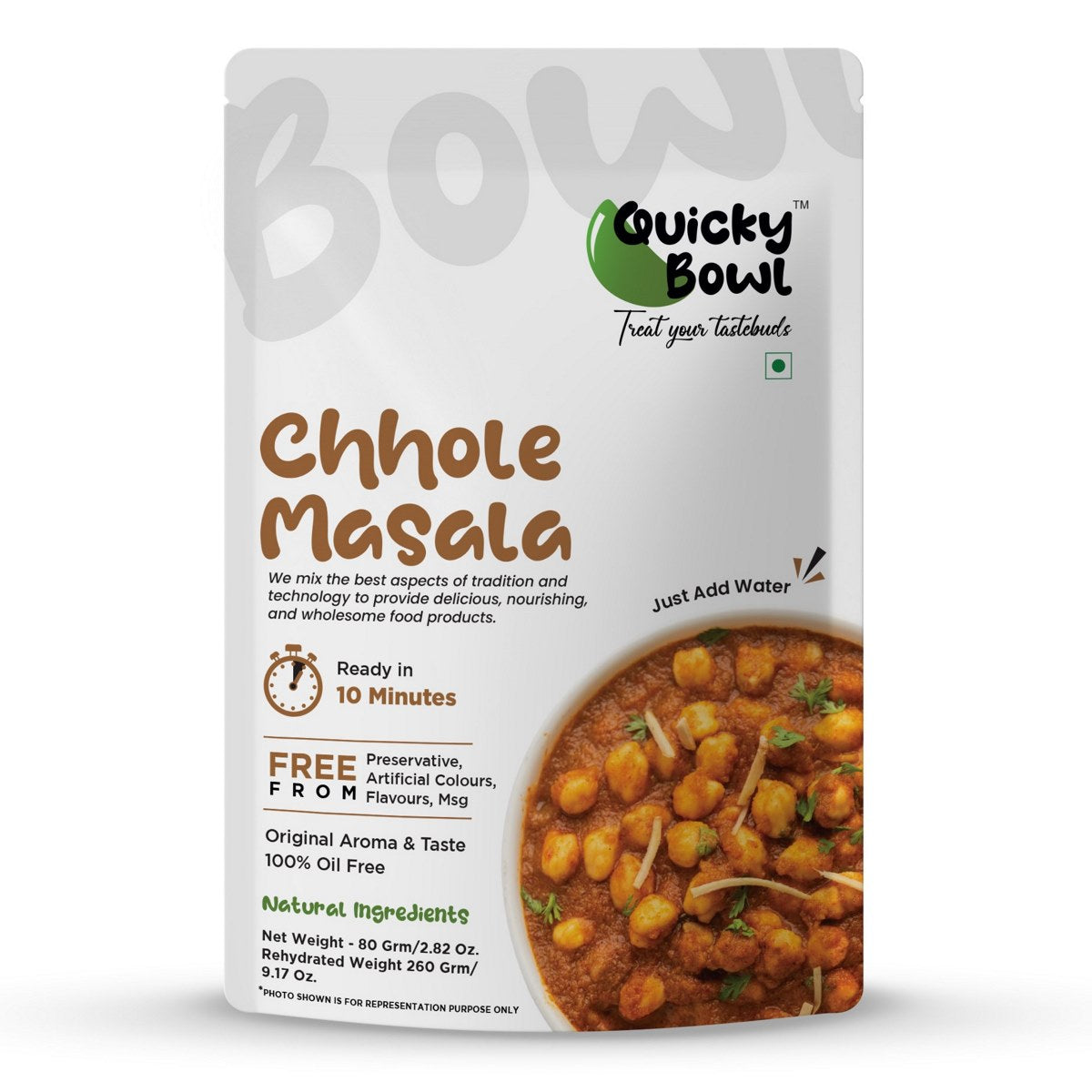 Chhole Masala Front Side